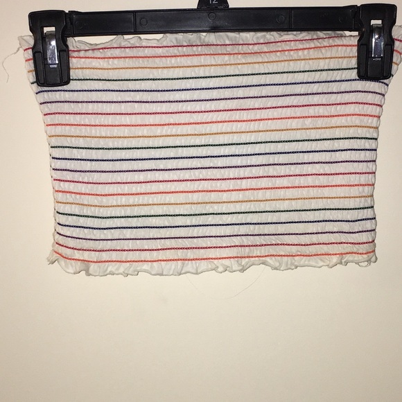 Garage Tops - Cute Rainbow Garage Tube Top